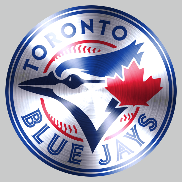 Toronto Blue Jays Stainless steel logo iron on paper